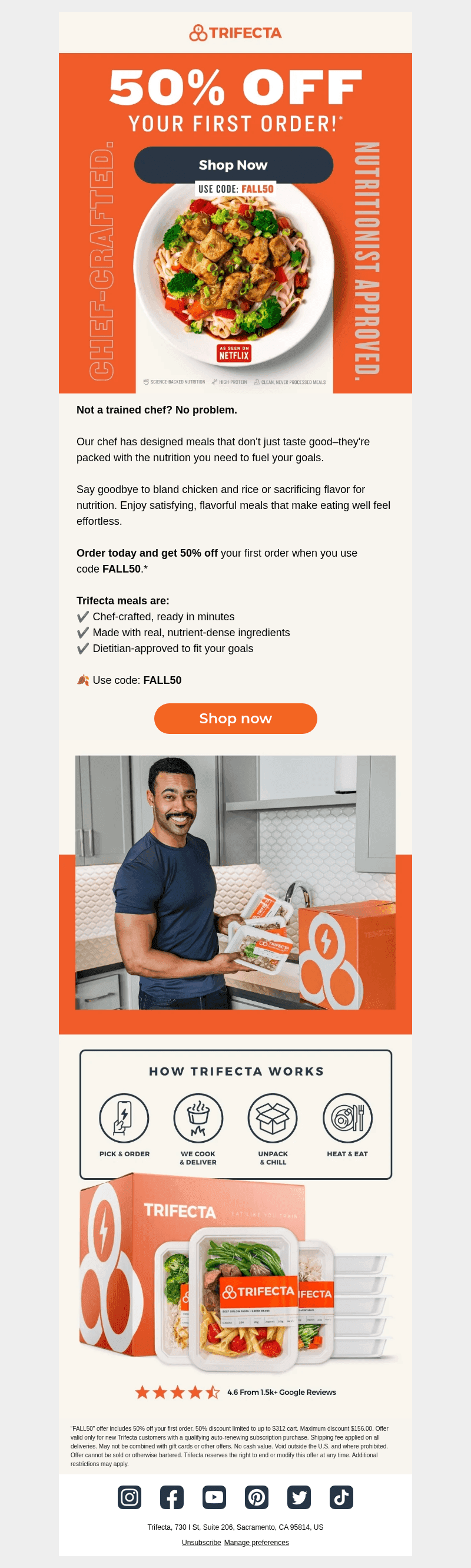 Trifecta email from Sun, Oct 25, 2026