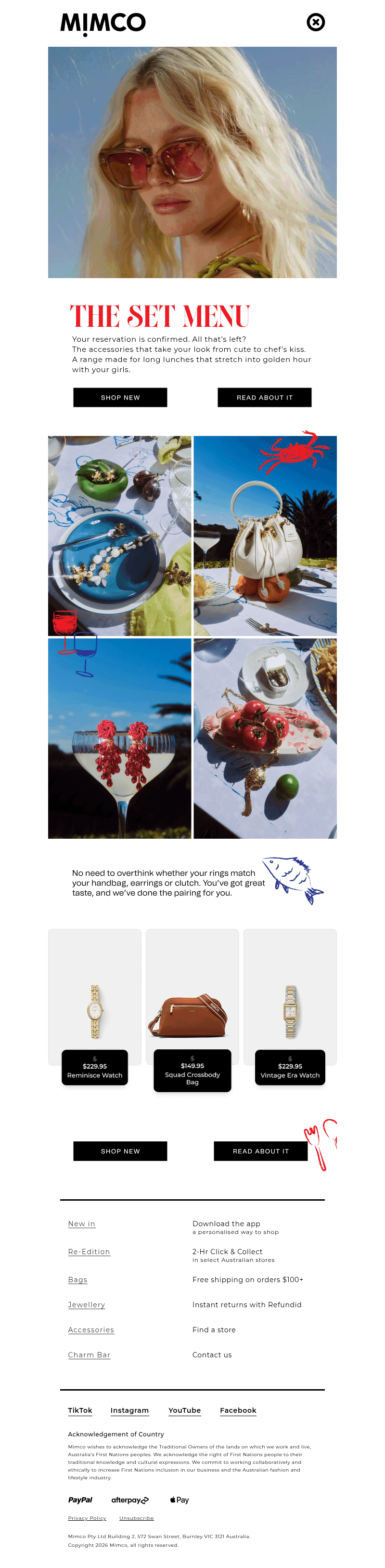 Event accessories, made for long lunching🍸
