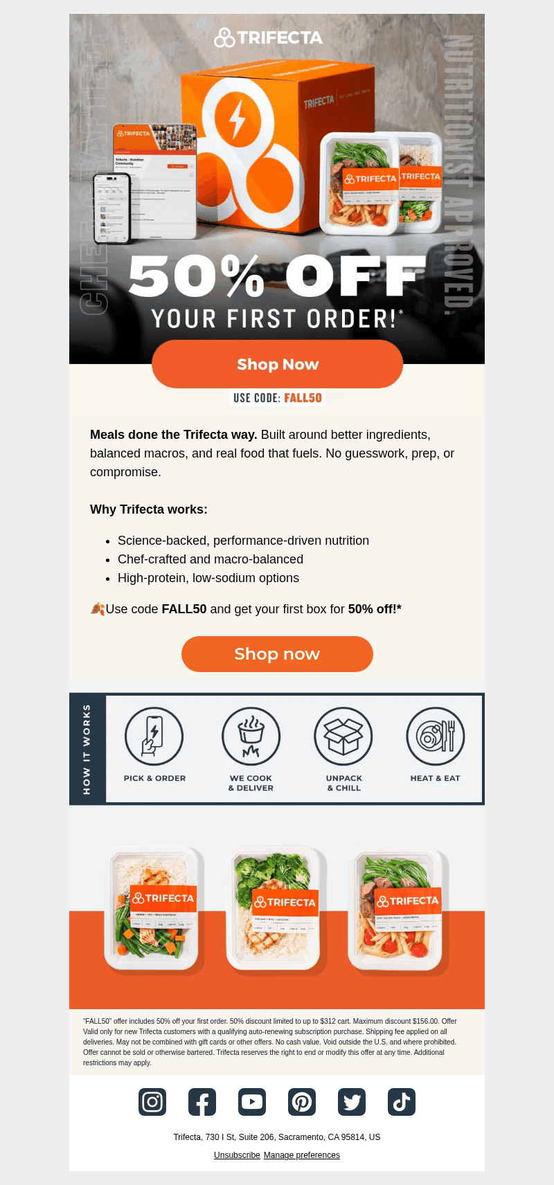 Trifecta email from Mon, Oct 26, 2026