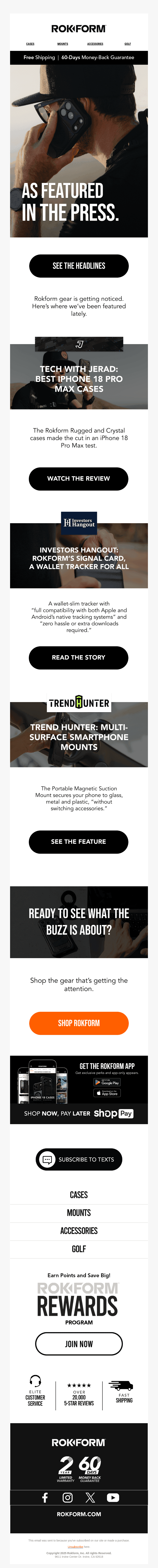 Rokform email from Mon, Oct 26, 2026