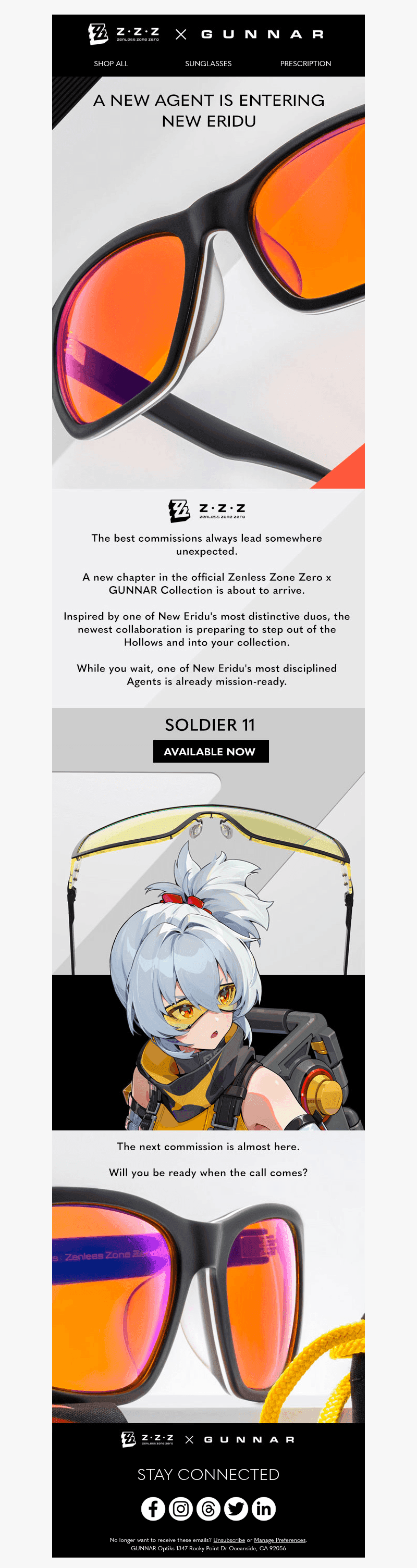 GUNNAR Optiks email from Mon, Oct 26, 2026