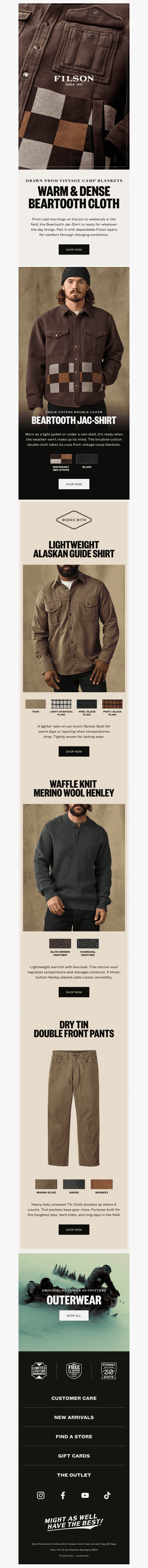 Filson email from Mon, Oct 26, 2026