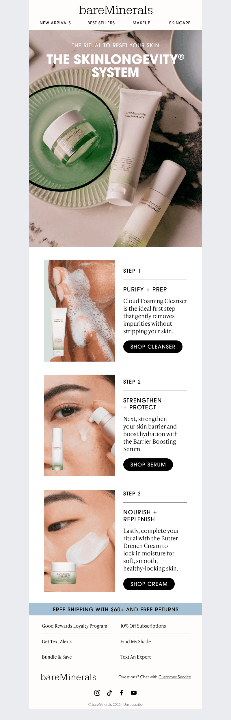 bareMinerals email from Mon, Oct 26, 2026