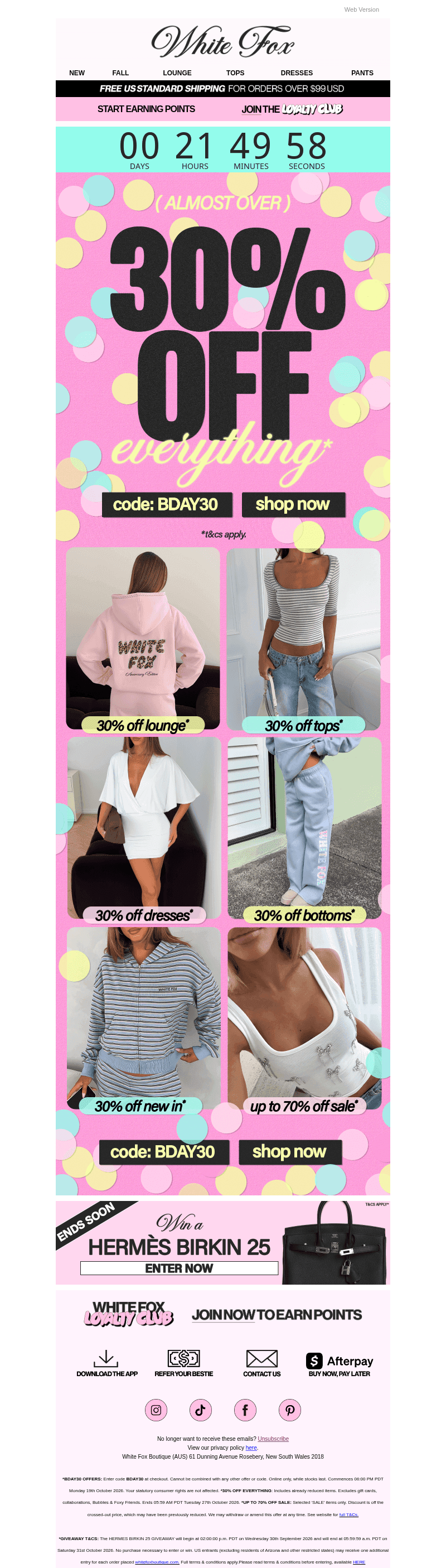 ALMOST OVER: 30% off everything ⏰