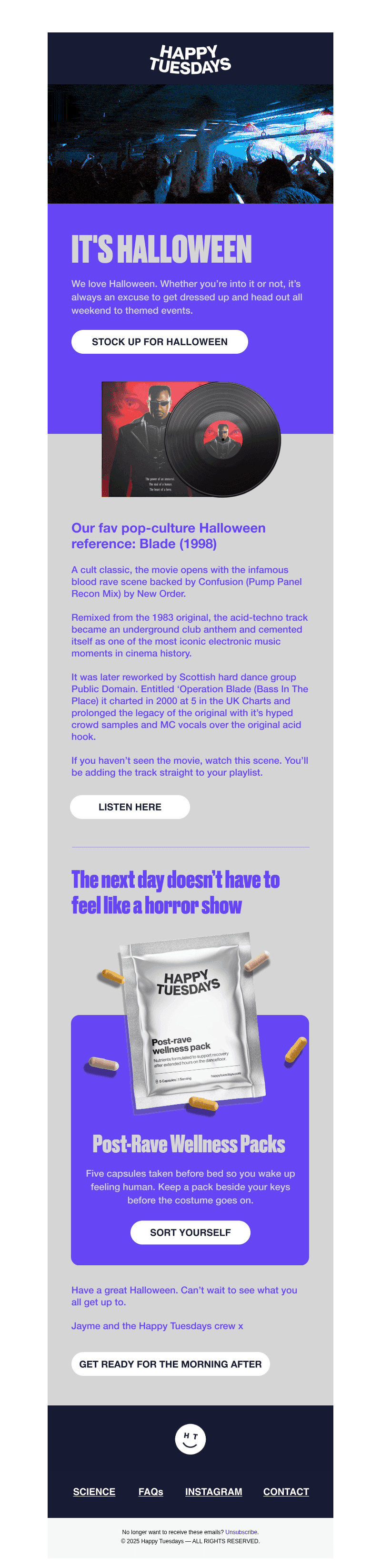 Happy Tuesdays email from Tue, Oct 27, 2026